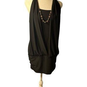 Carole  Little Black backless dress Sz S